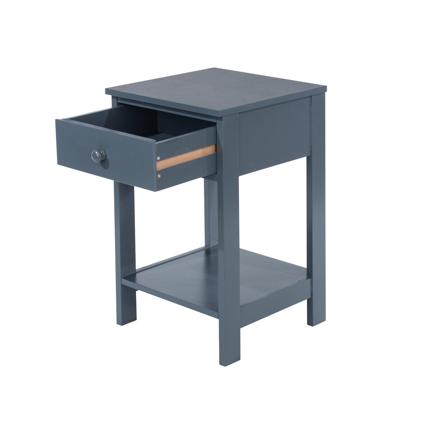 Shaker Midnight Blue 1 Drawer Petite Bedside Cabinet