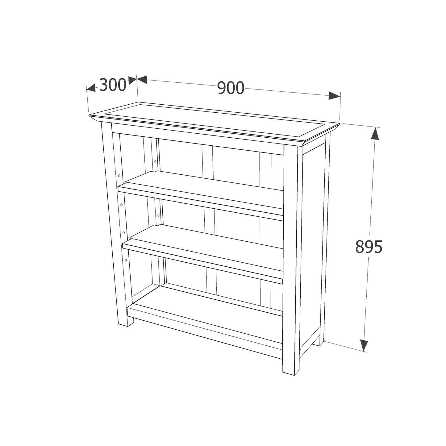 Boston Low Bookcase