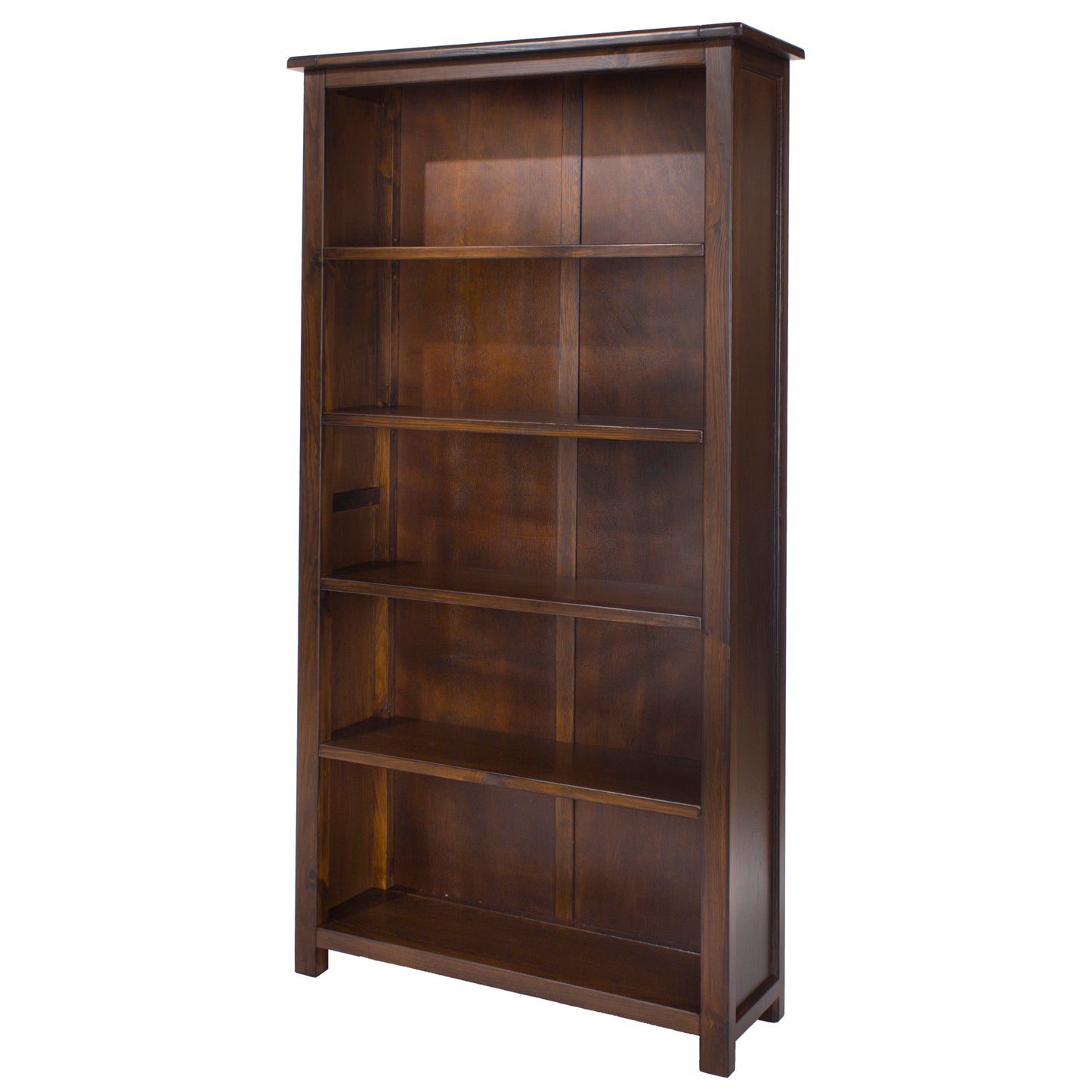 Antique Style Boston Tall Pine Bookcase