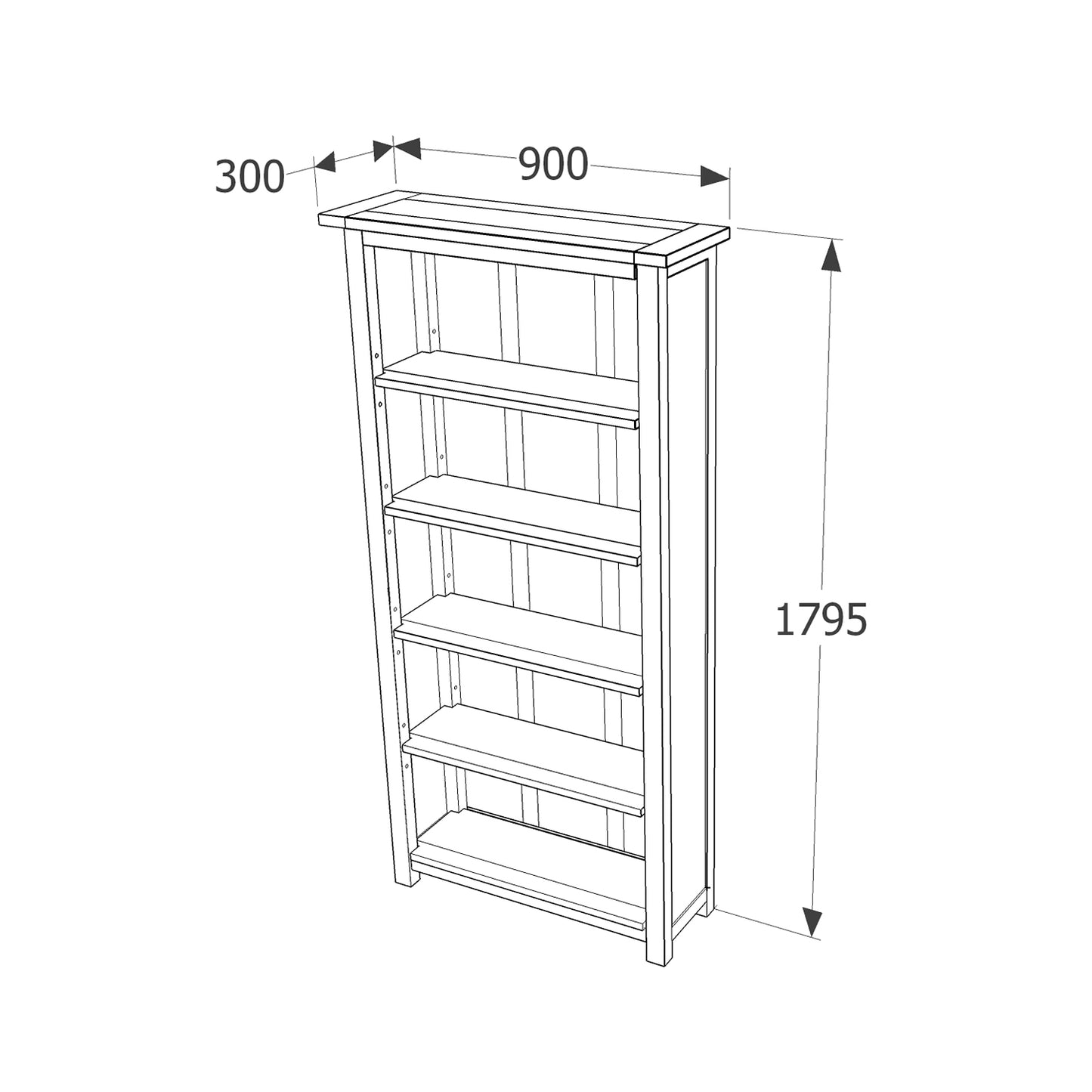 Boston Tall Bookcase