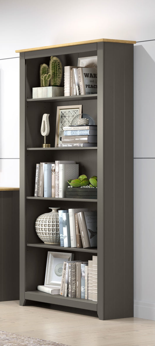 Capri Carbon Tall Bookcase