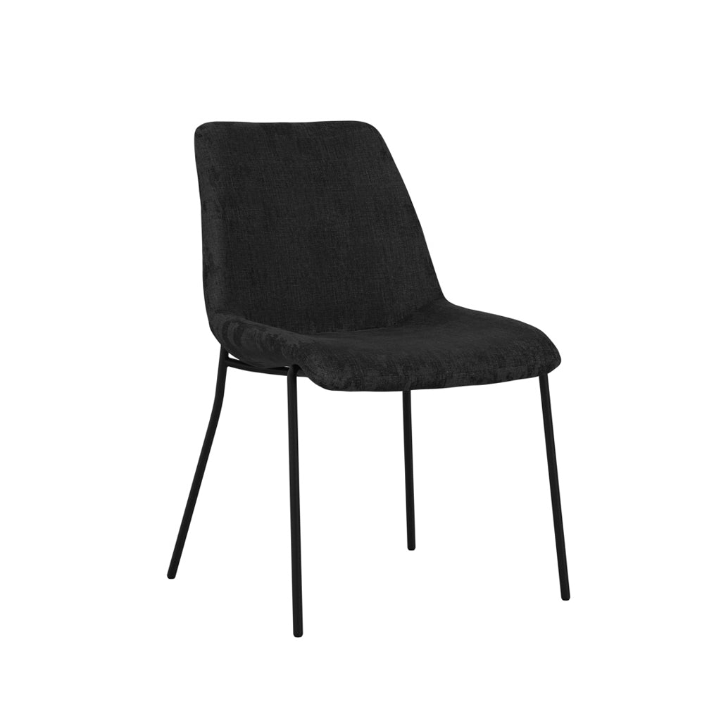 Carlo Black Dining Chairs (set of 2)