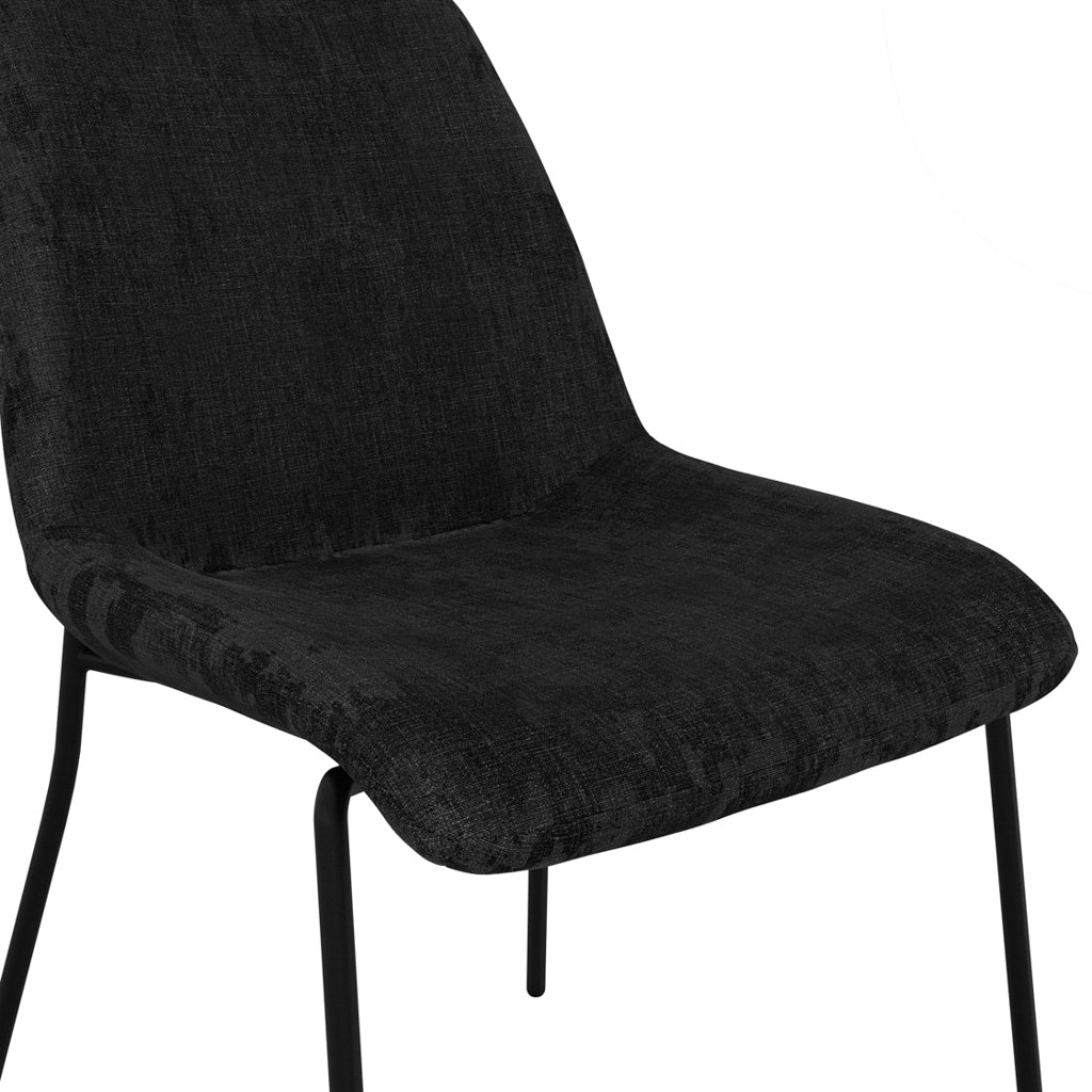 Carlo Black Dining Chairs (set of 2)