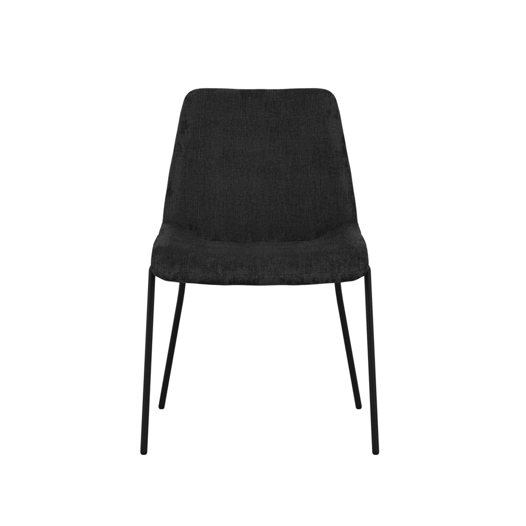 Carlo Black Dining Chairs (set of 2)