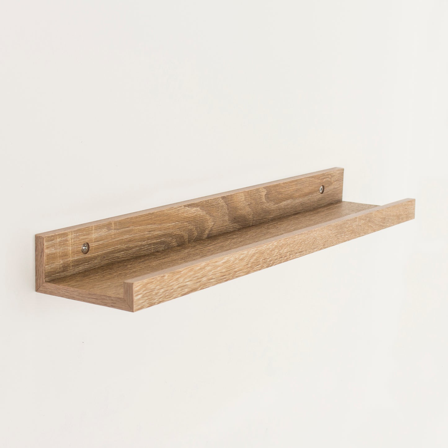 Dura 48cm Oak Effect Floating Picture Ledge Shelf Wall Mounted Display Shelf