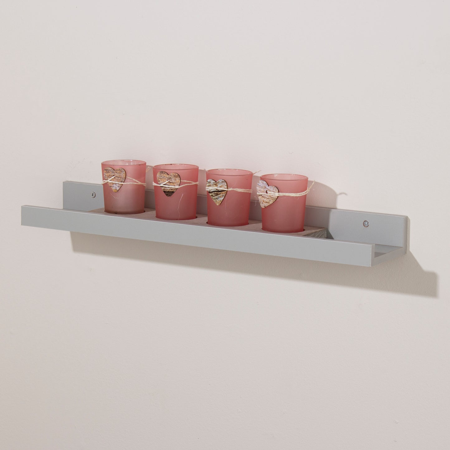 Dura 58cm Light Grey Floating Picture Ledge Shelf Wall Mounted Display Shelf