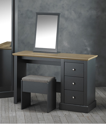 Devon Dressing Table Set - Charcoal