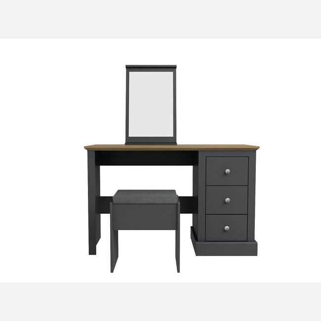 Devon Dressing Table Set - Charcoal