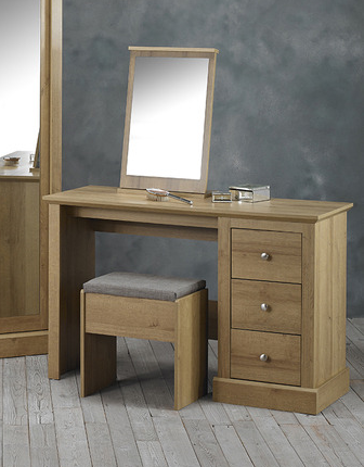 Devon Dressing Table Set - Oak Effect