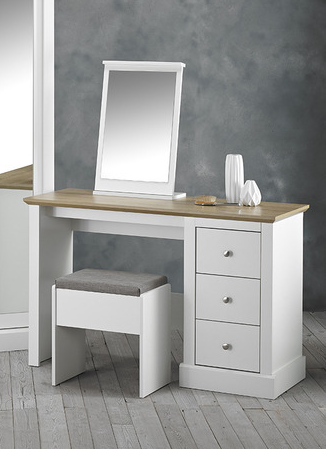 Devon Dressing Table Set - White