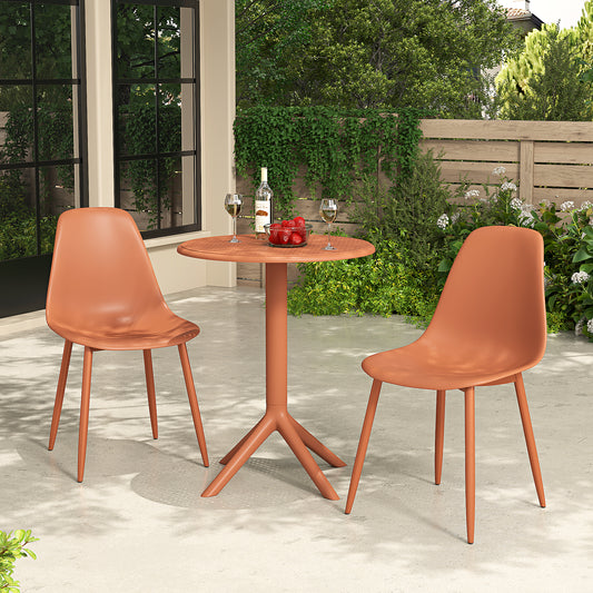 Remini Garden Terracotta 3 Piece Cala Bistro Table & 2 Chair Outdoor Set