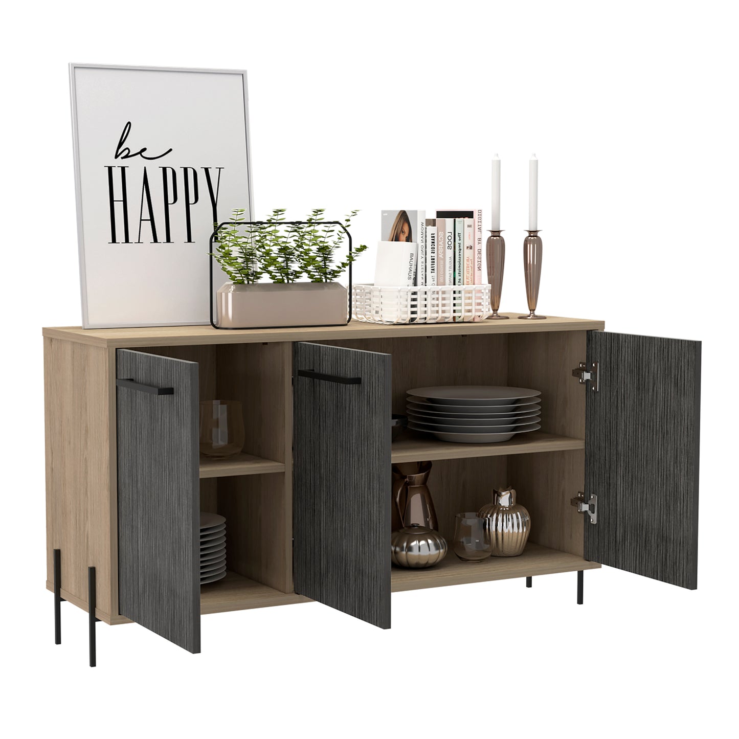 Harvard Medium Sideboard with 3 Doors