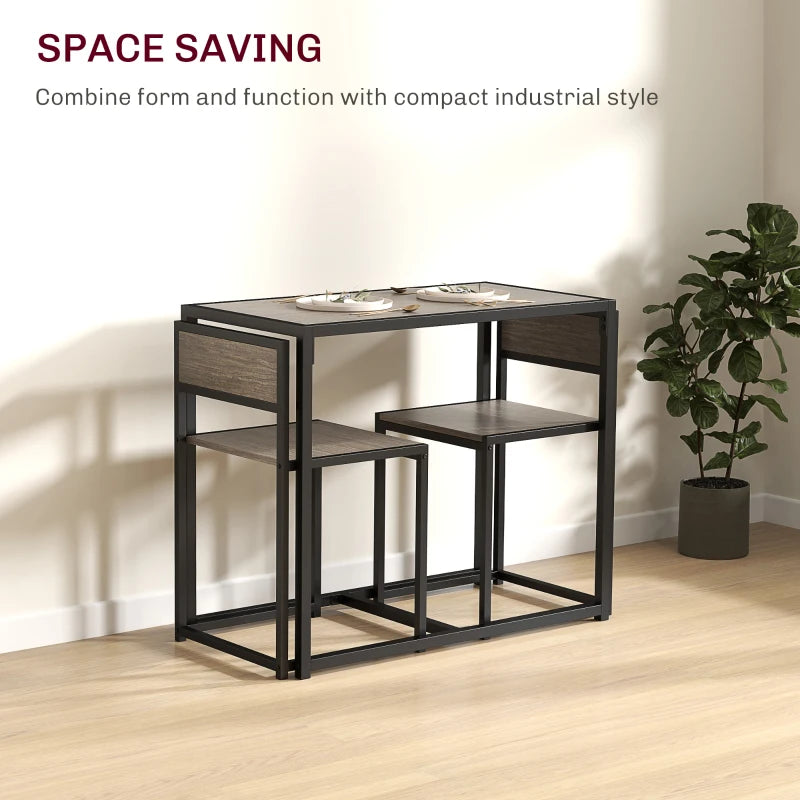 HOMCOM Dining Table and Chairs Set 2 - Dining Room Sets