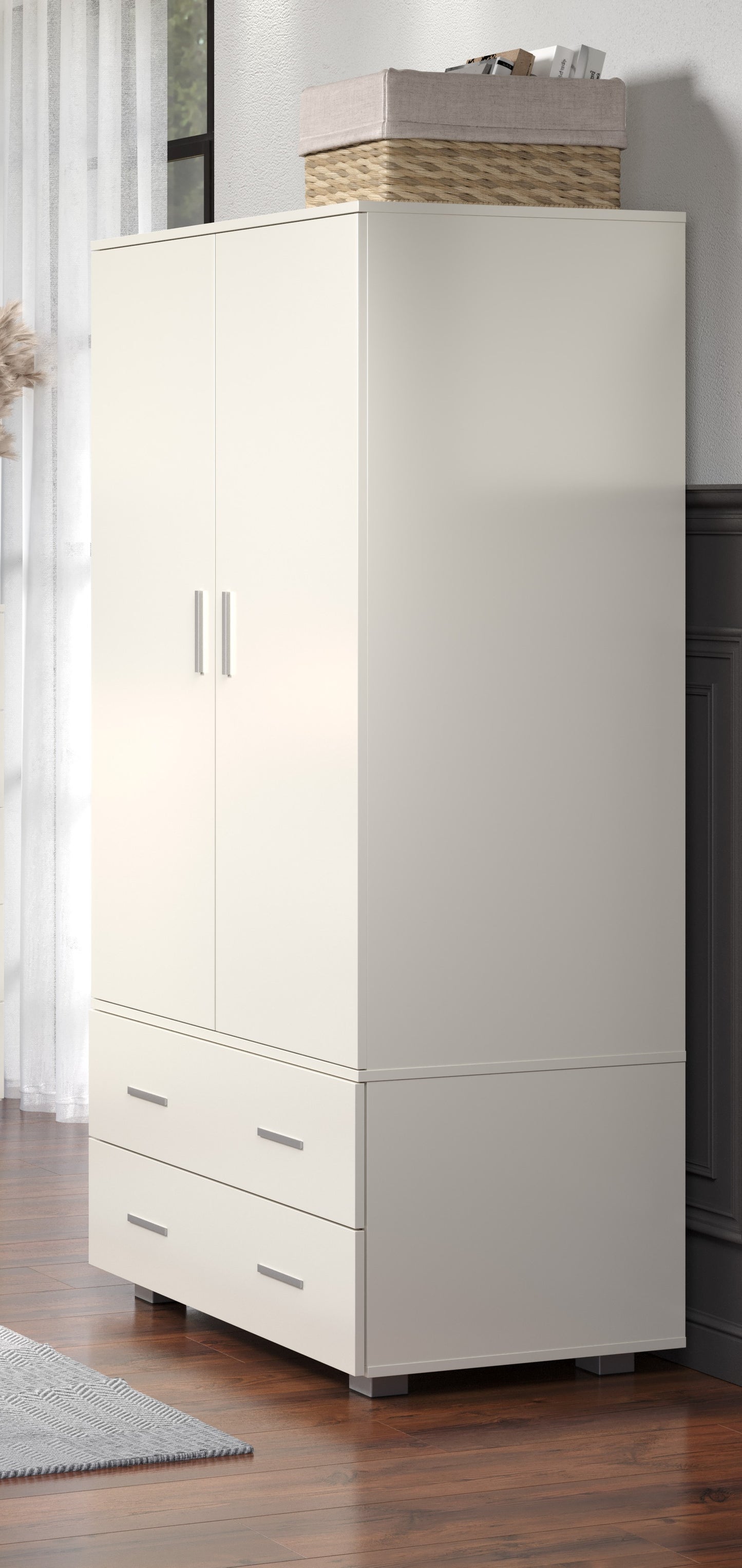 Lido 2 Door 2 Drawer Wardrobe