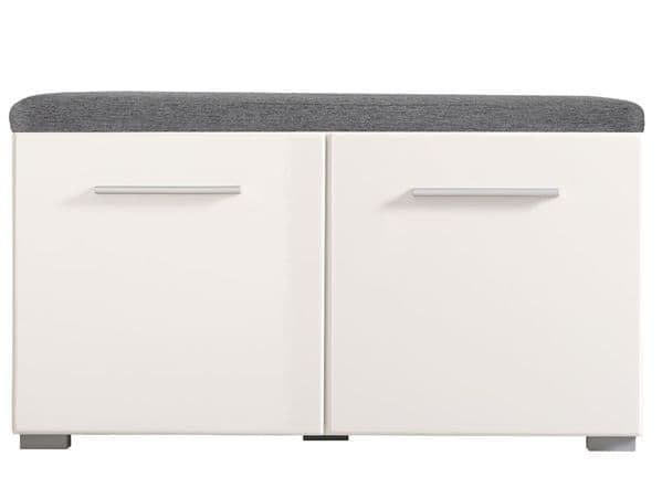 Milan White Gloss Hallway Storage