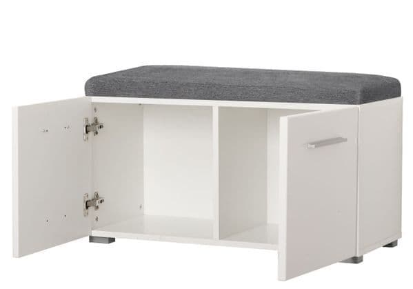 Milan White Gloss Hallway Storage