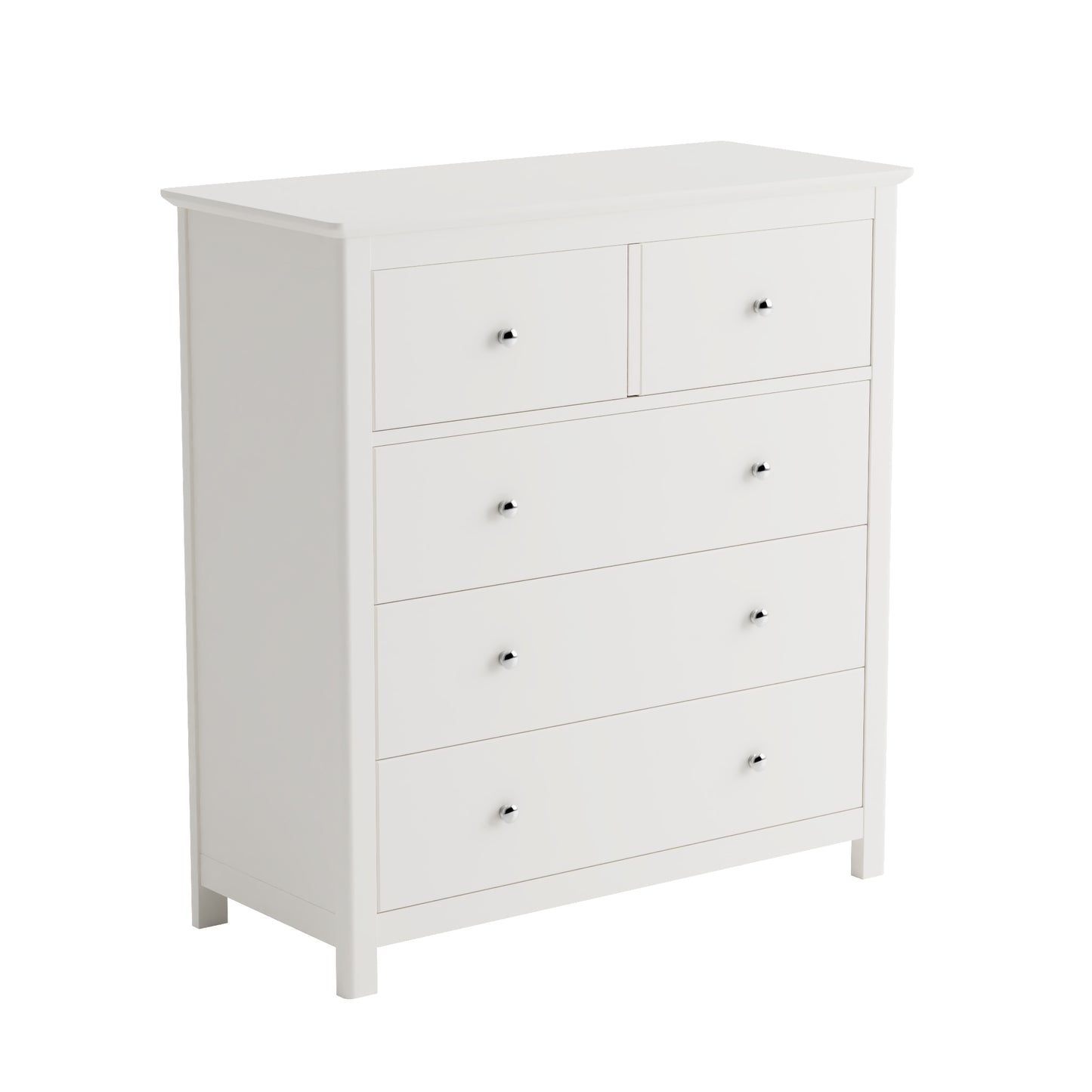 Nairn - White 3+3 drawer chest of drawers