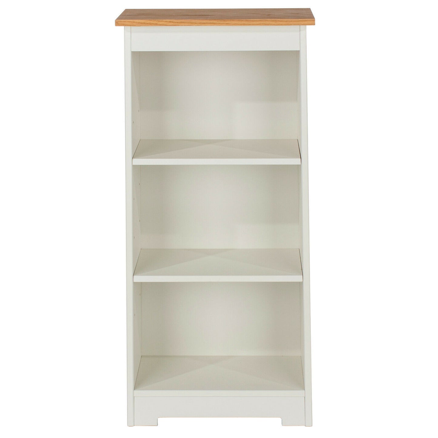 Colorado White Narrow Bookcase