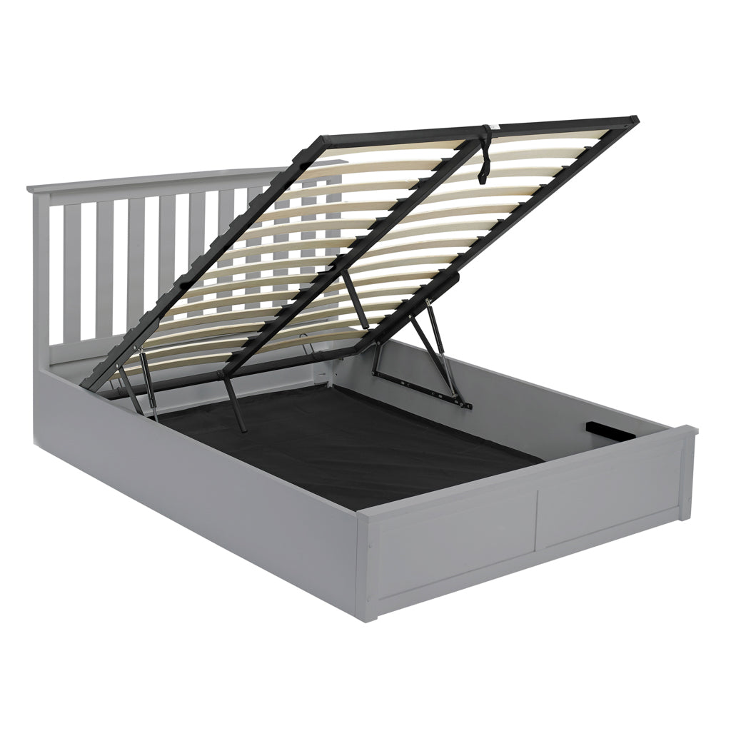 Amazing Kingsize Ottoman Bed - The Oxford Bed in Grey