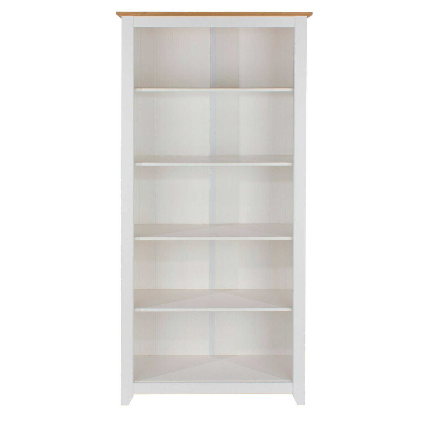 Capri White Tall Bookcase