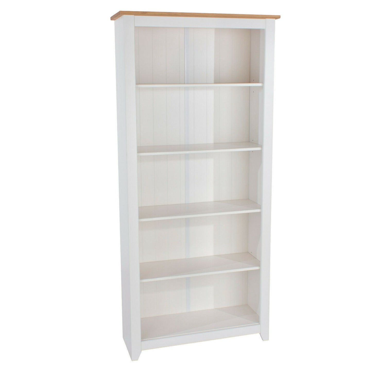 Capri White Tall Bookcase