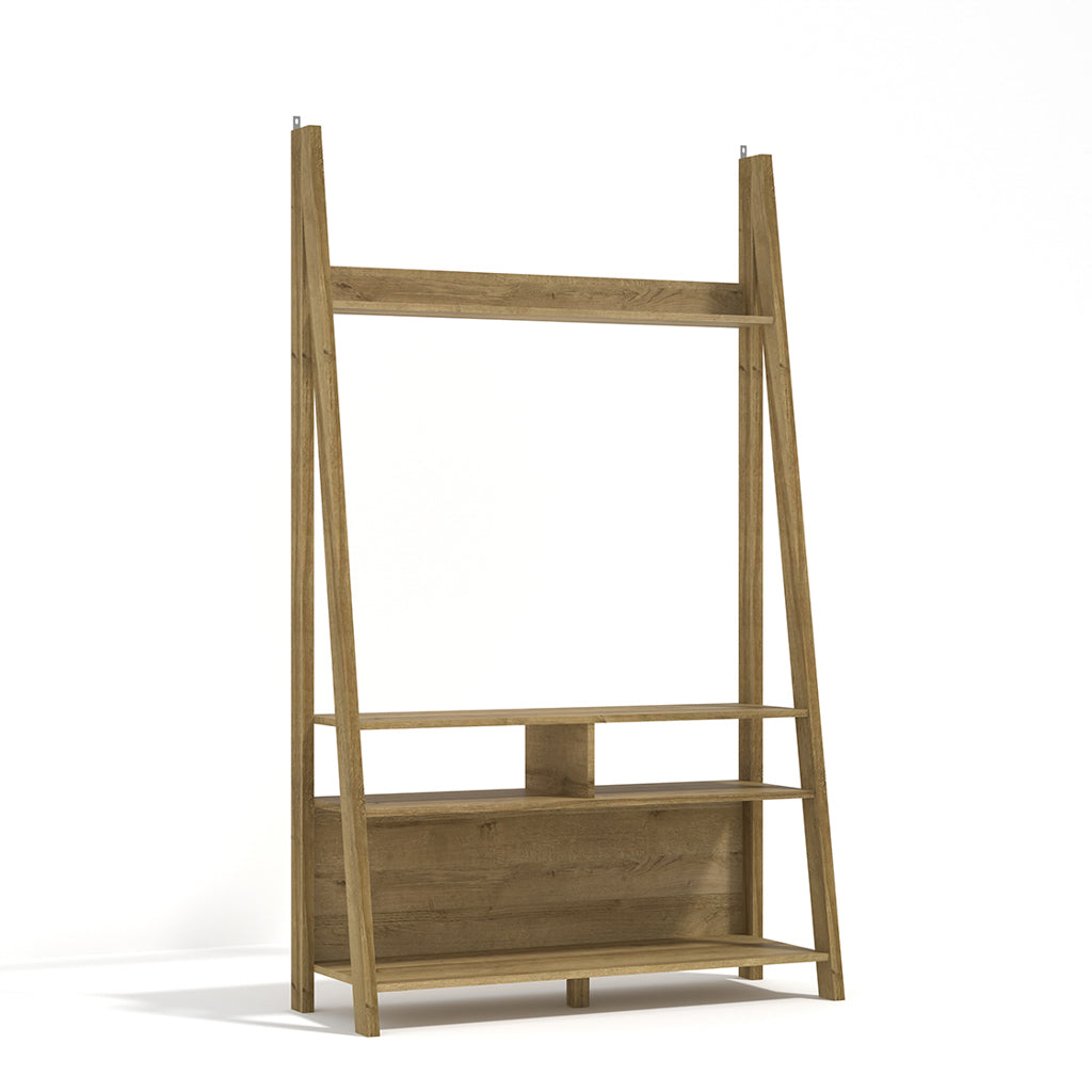 Tiva Ladder TV Entertainment Unit in Oak
