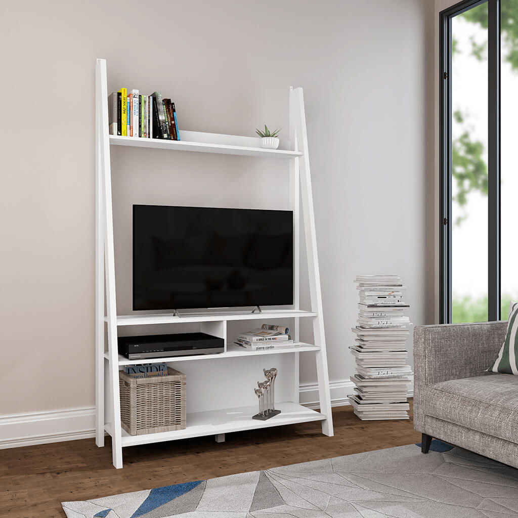 White Tiva TV Entertainment Unit