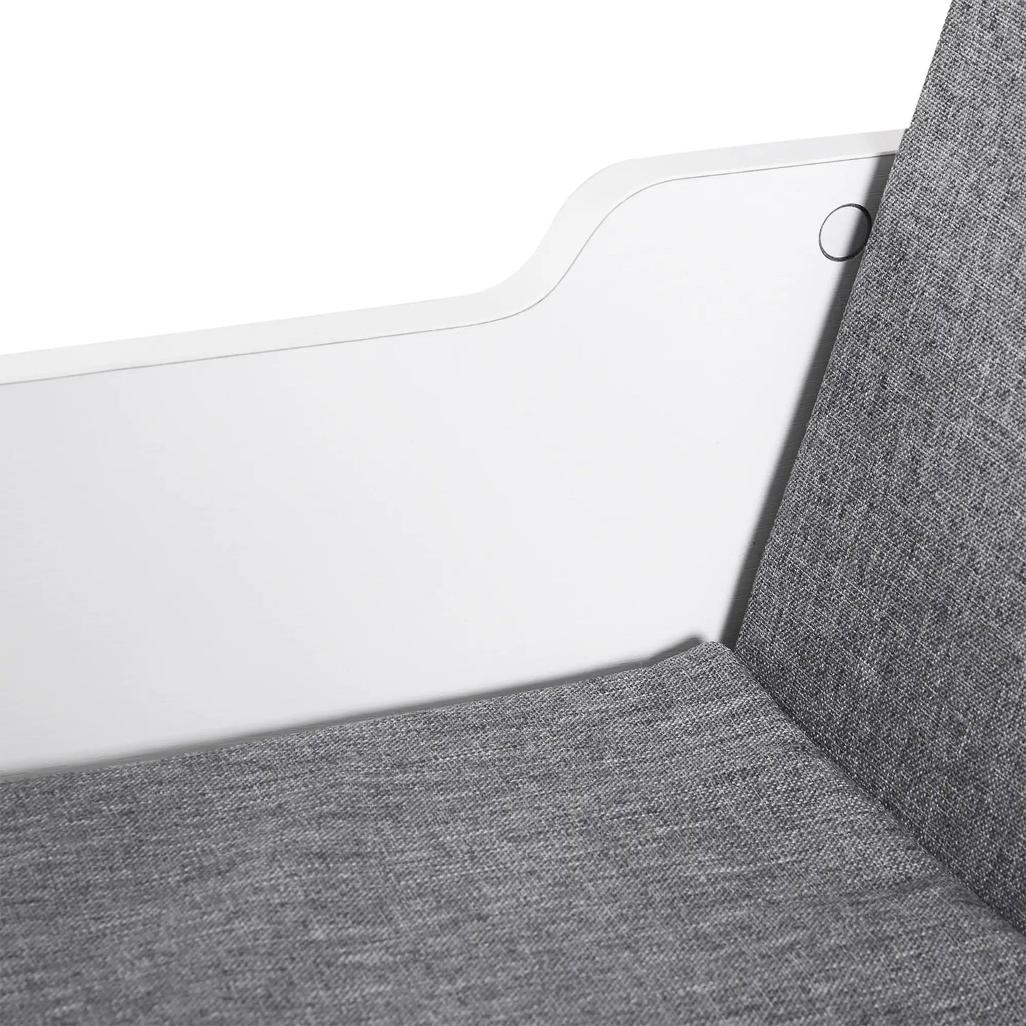 HOMCOM Bookcase with Cushioned Seat – Storage Cube Shelf Reading Bench, White
