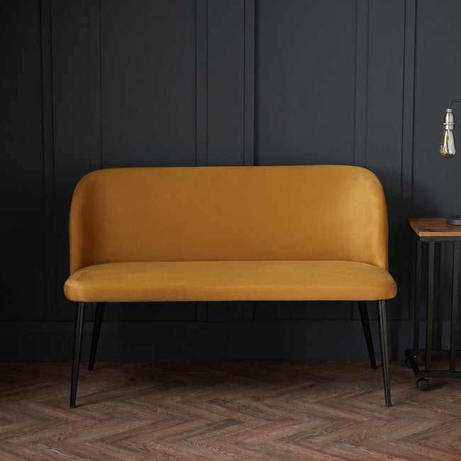 Zara Dining Bench Mustard