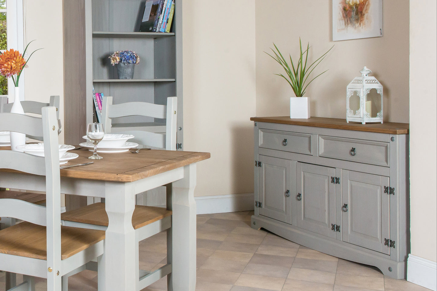Corona Grey Medium Sideboard