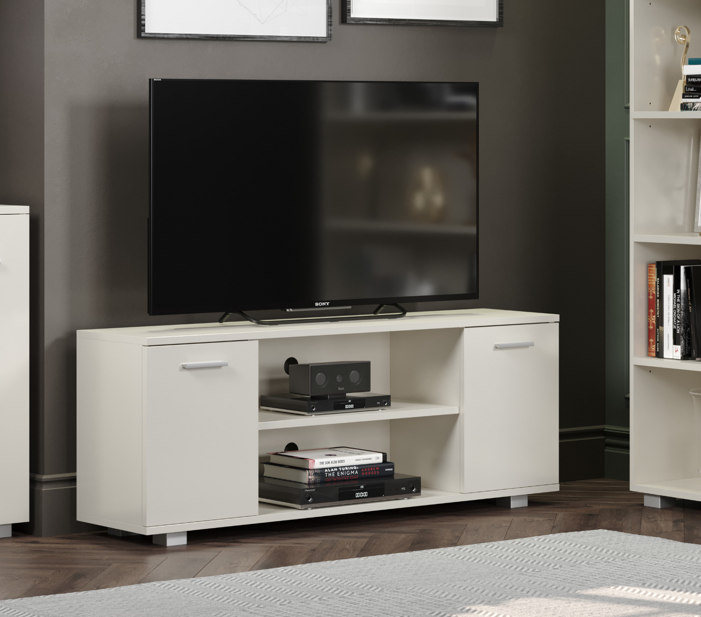 Lido 2 Door Widescreen TV Unit