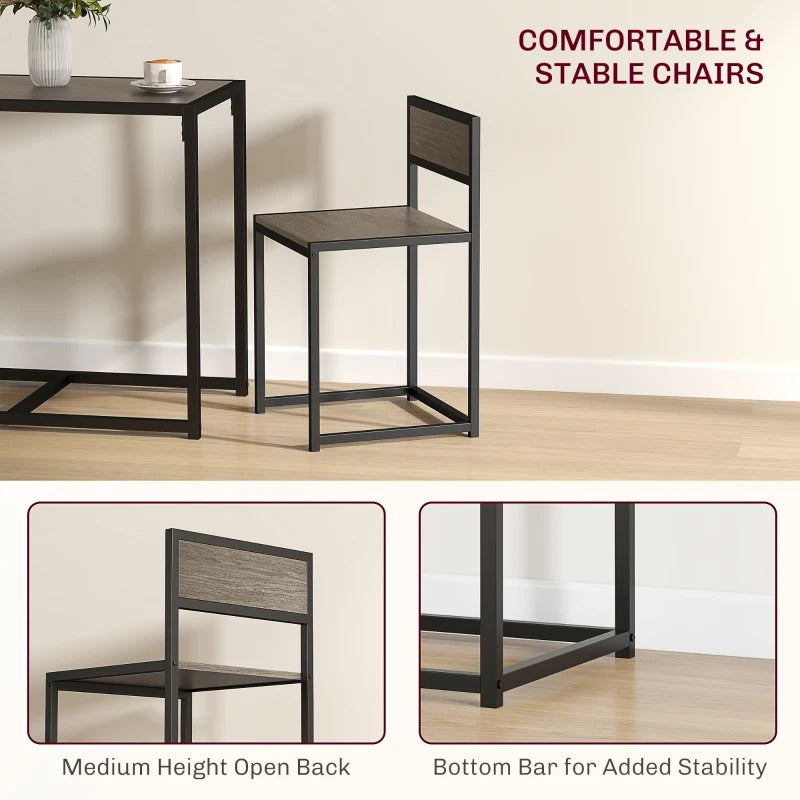 HOMCOM Dining Table and Chairs Set 2 - Dining Room Sets