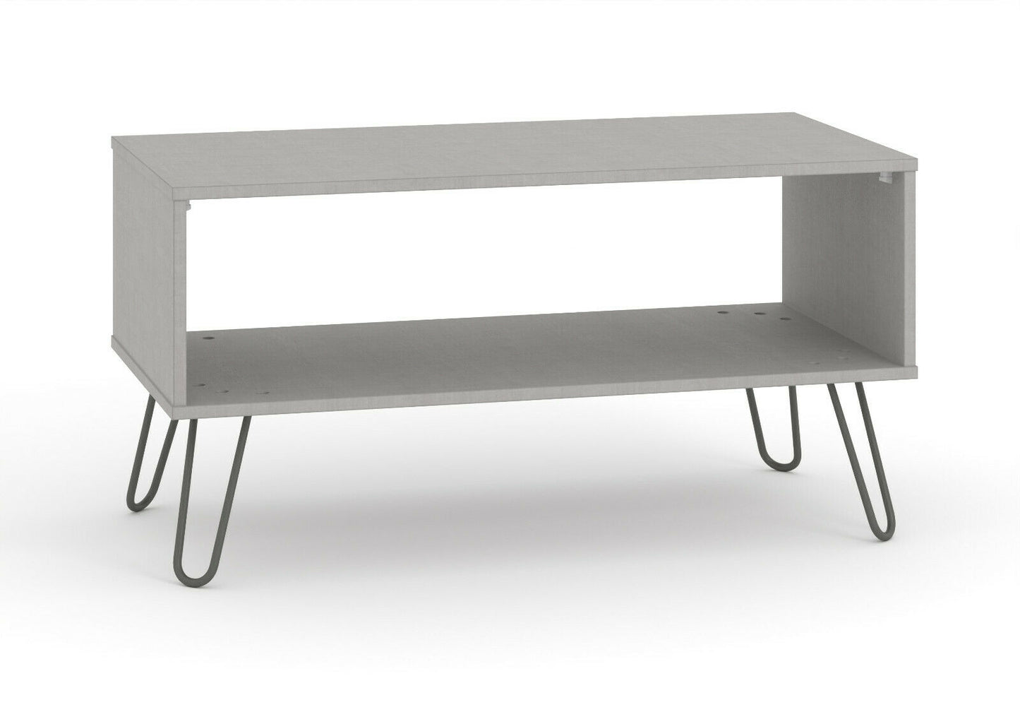 Augusta Grey Open 1 Shelf Coffee Table