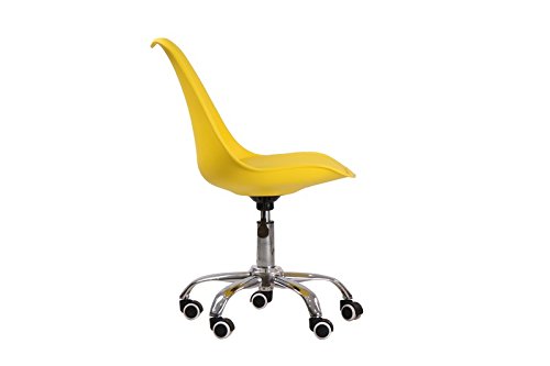 Orsen Swivel Office Chairs - in Black, Grey, Yellow or White