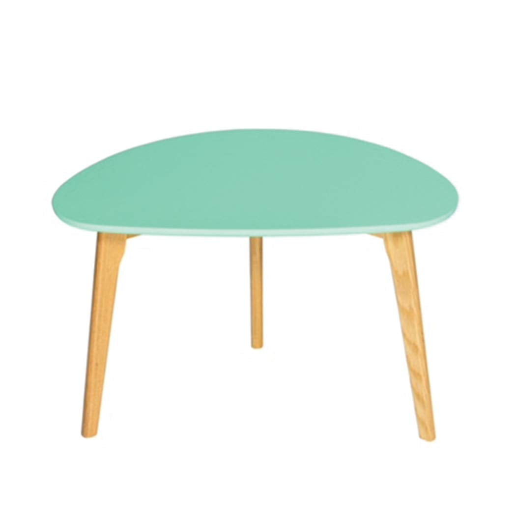 Astro Modern Coffee Tables Solid Oak Legs - Aqua, Grey, Pink