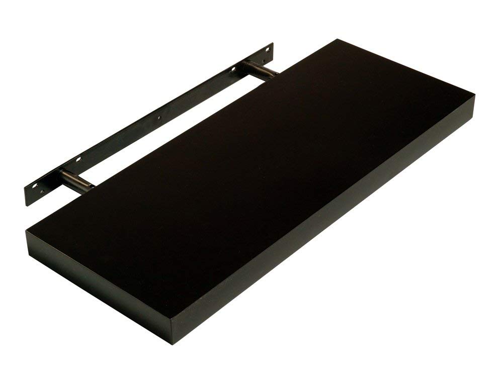 High Gloss Hudson Floating Shelf - Black