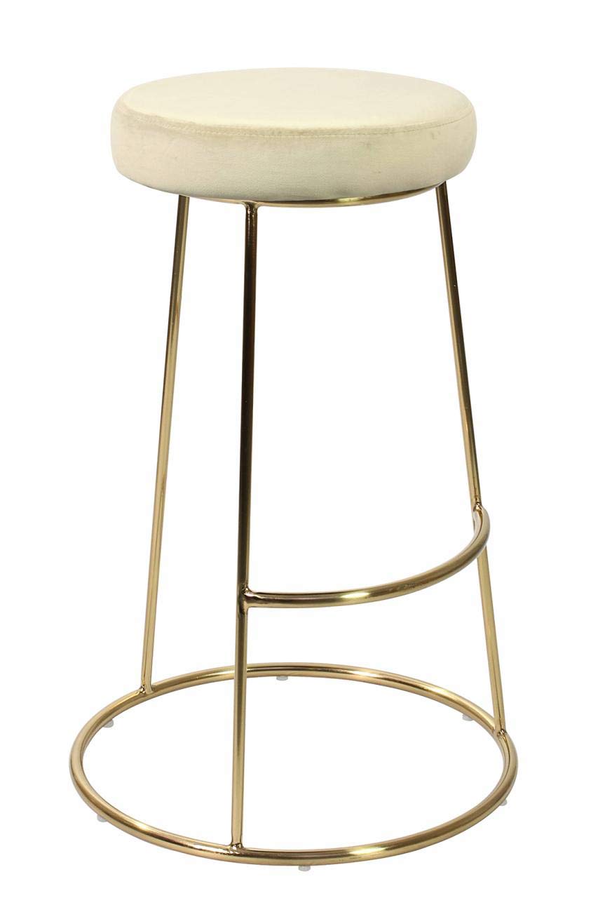 Opera Vintage Style Velvet Barstools, Set of 2