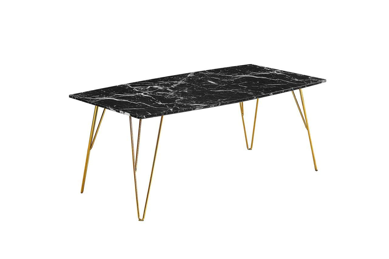 Fusion Coffee & Lamp Tables - Black or White Marble or Wood Effect