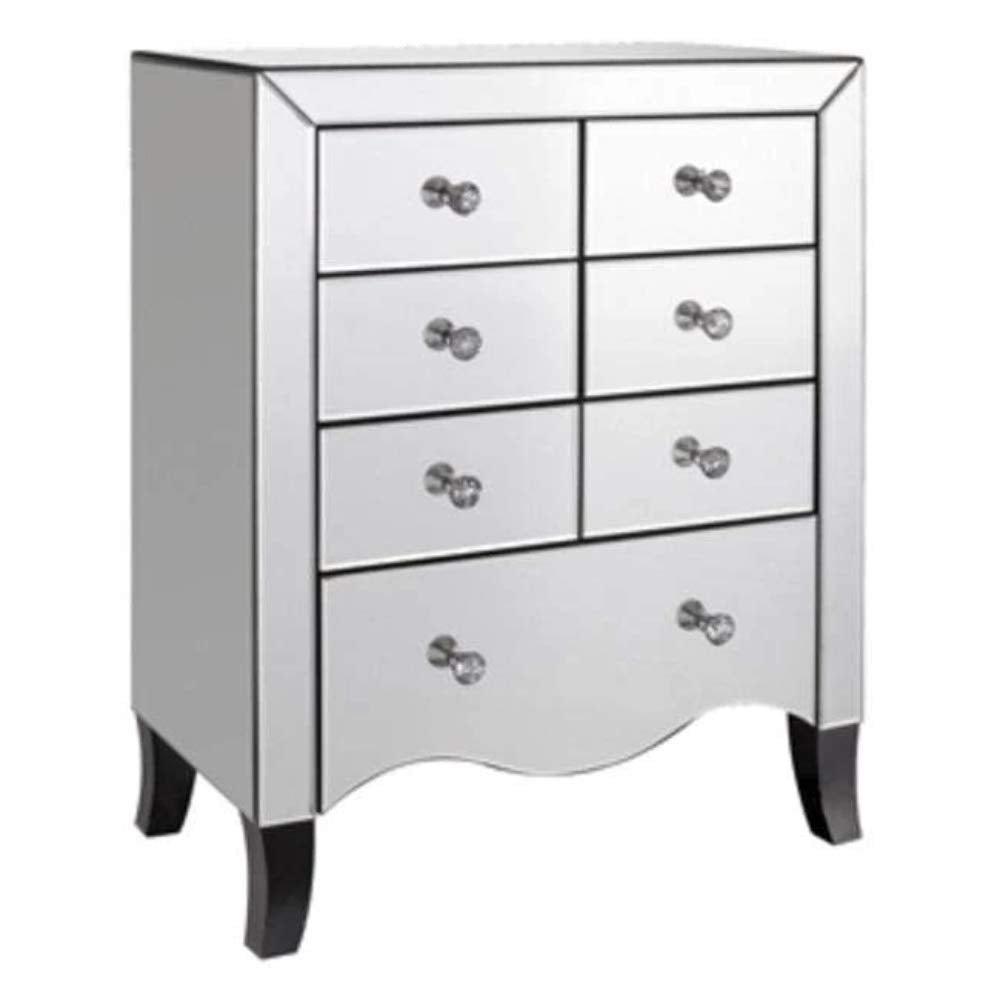 Valentina 7 drawer Mirrrored Chest