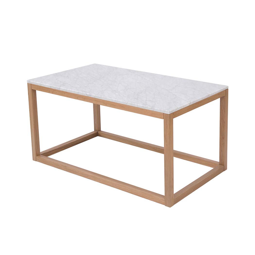 Harlow Real Marble & Solid Oak Tables - Coffee, Console, Nest & End Table