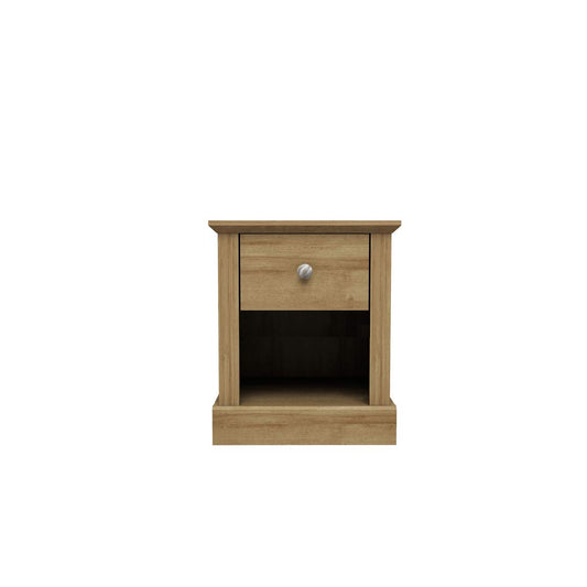 Devon Country Style Wood Living Room Furniture Range - Oak - Lamp Table