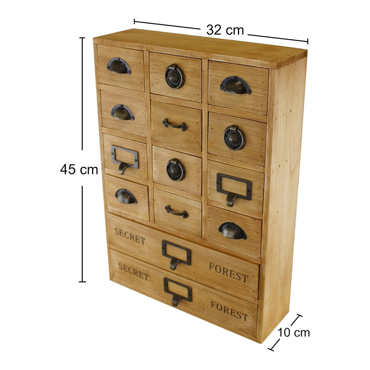 14 Drawer Storage Unit Trinket Drawers