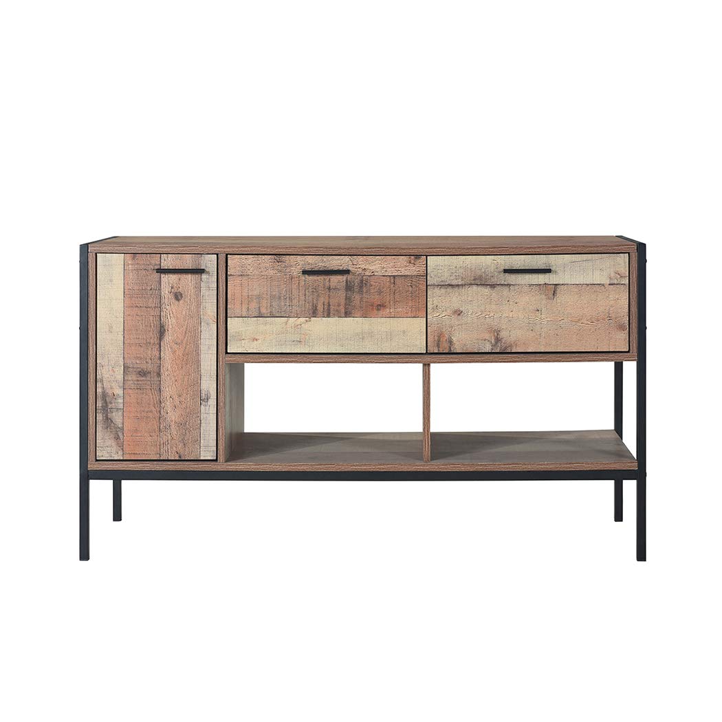 Hoxton Urban Rustic Occasional Furniture Metal Frames - Storage Units Tv Unit