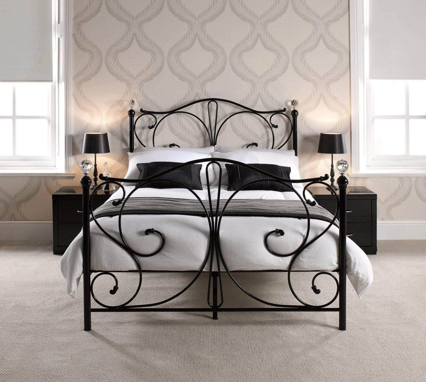 Florence Bed Frame Black Single